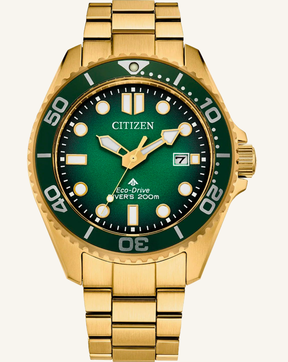 Green Citizen dive watch